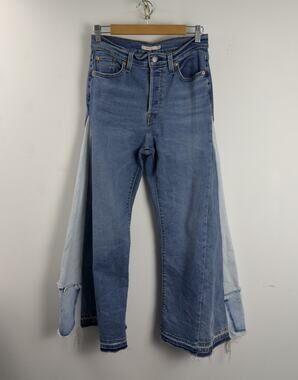 Levis Women's Premium Wedgie Bootcut Handmade Panel Jeans Size 29